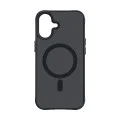 Калъф за iPhone 16 - 3mk - Smoke MagCase - Черен