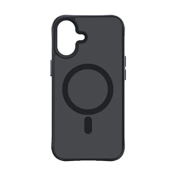Калъф за iPhone 16 - 3mk - Smoke MagCase - Черен