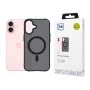 Калъф за iPhone 16 - 3mk - Smoke MagCase - Черен