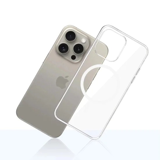 Калъф за iPhone 15 Pro Max - 3mk - Clear MagCase - Прозрачен