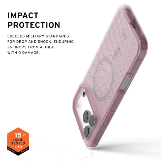 Калъф за iPhone 17 Pro Max - UAG - Dot MagSafe - Лилав