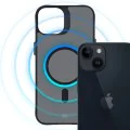 Калъф за iPhone 14 / iPhone 13 - 3mk - Smoke MagCase - Черен