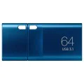 Samsung - Memory Stick (MUF-64DA/APC) - Type-C памет OTG, 64GB, 400MB/s, 5-proof технология, компютър, лаптоп, таблет - Син