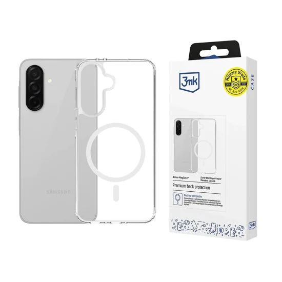 Калъф за Samsung Galaxy A56 5G / A36 5G - Armor MagCase - 3mk - Прозрачен