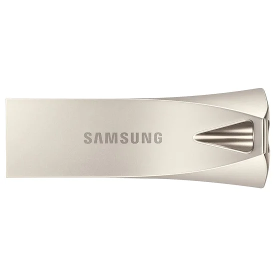 Samsung - Memory Stick BAR Plus (MUF-64BE3/APC) - USB 3.1, 64GB, 300MB/s, PC, Notebook, 5-степенна защита - Champaign Silver