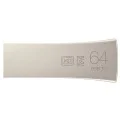 Samsung - Memory Stick BAR Plus (MUF-64BE3/APC) - USB 3.1, 64GB, 300MB/s, PC, Notebook, 5-степенна защита - Champaign Silver