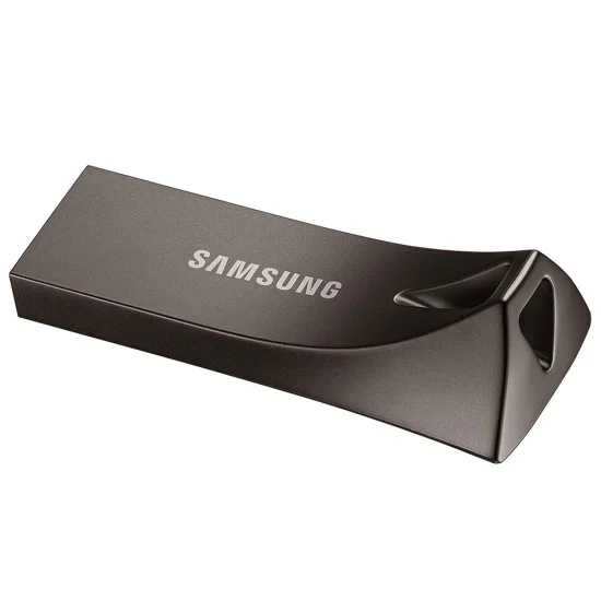 Samsung - Memory Stick BAR Plus (MUF-128BE4/APC) - USB 3.1, 128GB, 400MB/s, PC, Notebook, 5-степенна защита - титаниево Сива