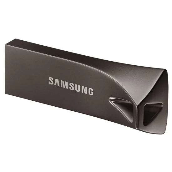 Samsung - Memory Stick BAR Plus (MUF-128BE4/APC) - USB 3.1, 128GB, 400MB/s, PC, Notebook, 5-степенна защита - титаниево Сива