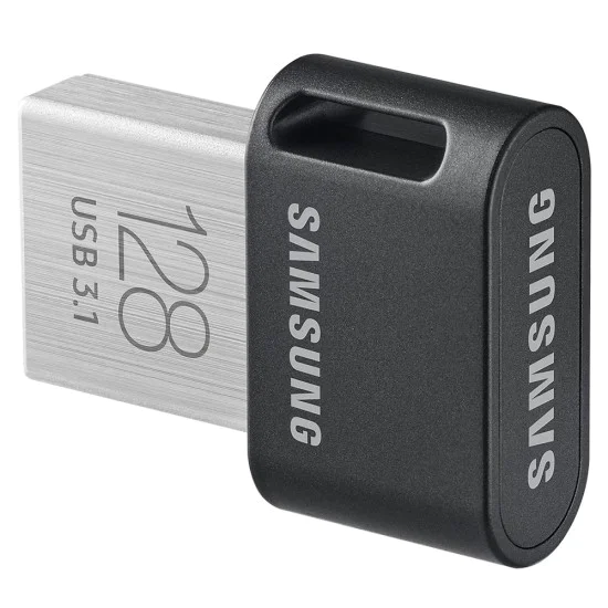Samsung - Memory Stick FIT Plus (MUF-128AB/APC) - USB 3.1, 128GB, 400MB/s, Plug-in, PC, Notebook, 5-степенна защита - Черен