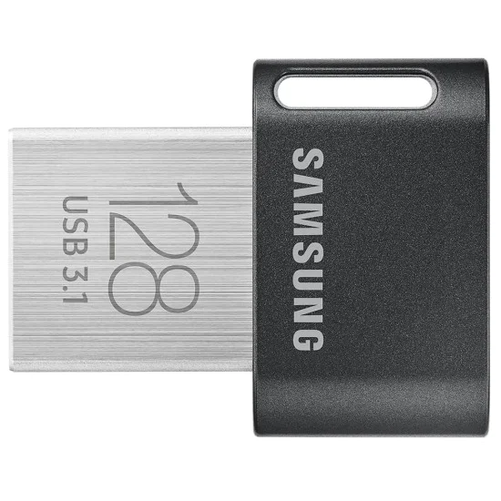 Samsung - Memory Stick FIT Plus (MUF-128AB/APC) - USB 3.1, 128GB, 400MB/s, Plug-in, PC, Notebook, 5-степенна защита - Черен