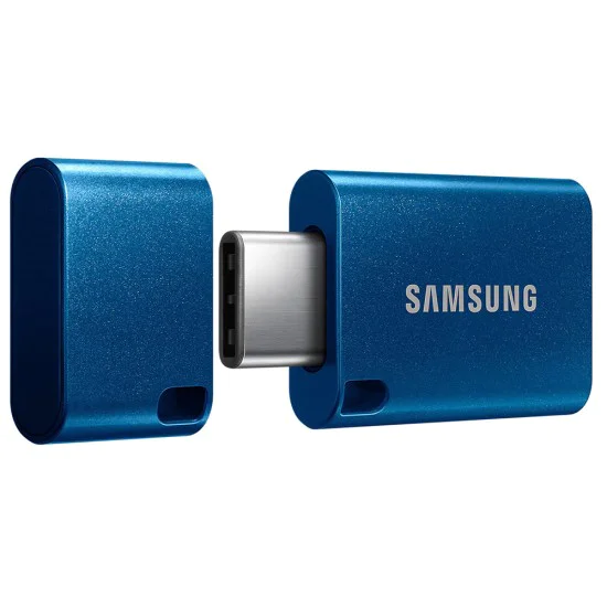 Samsung - Memory Stick (MUF-128DA/APC) - Type-C памет OTG, 128GB, 400MB/s, 5-proof технология, компютър, лаптоп, таблет - Син
