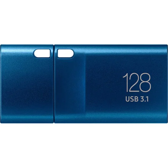 Samsung - Memory Stick (MUF-128DA/APC) - Type-C памет OTG, 128GB, 400MB/s, 5-proof технология, компютър, лаптоп, таблет - Син