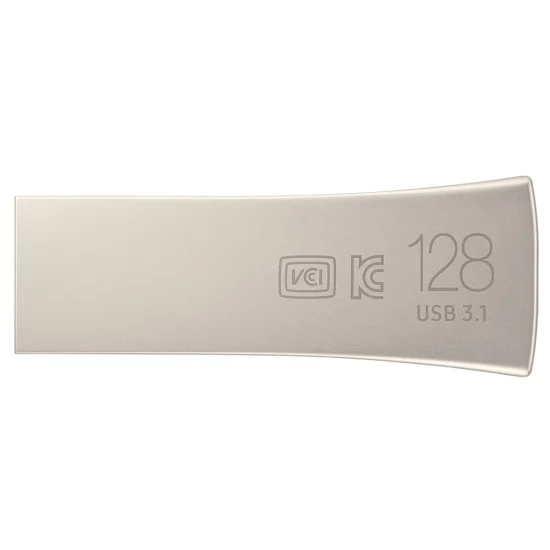 Samsung - Memory Stick (MUF-128BE3/APC) - USB 3.1, 128GB, 400MB/s, PC, Notebook, 5-степенна защита - Champaign Silver