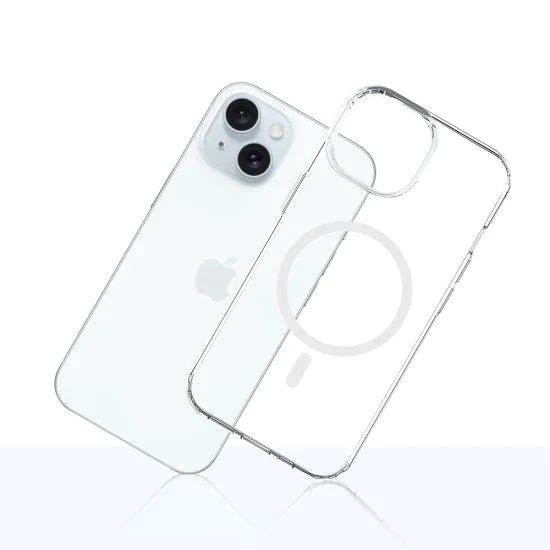 Калъф за iPhone 15 - 3mk - Armor MagCase - Прозрачен