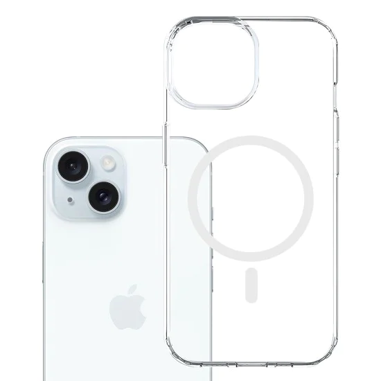 Калъф за iPhone 15 - 3mk - Armor MagCase - Прозрачен