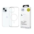 Калъф за iPhone 15 - 3mk - Armor MagCase - Прозрачен