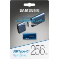 USB памет Samsung Type-C OTG – 256GB, 400MB/s, 5-proof технология – Син