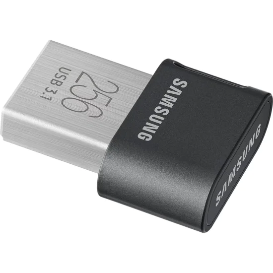 Samsung - Memory Stick FIT Plus (MUF-256AB/APC) - USB 3.1, 256GB, 400MB/s, Plug-in, PC, Notebook, 5-степенна защита - Черен