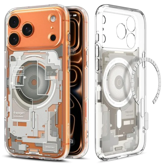 Калъф за iPhone 17 Pro - Spigen - Ultra Hybrid Zero One MagSafe - Натурален титан
