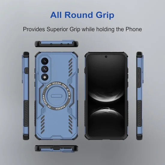 Калъф за OnePlus Nord 5 - Techsuit - ArmorMag Case - Син