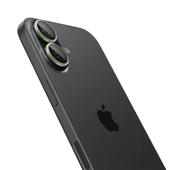 Протектор – Камера (2 бр.) – iPhone 17 / 16 Plus / 16 – Spigen Optik.tR EZ Fit Pro – Зелен