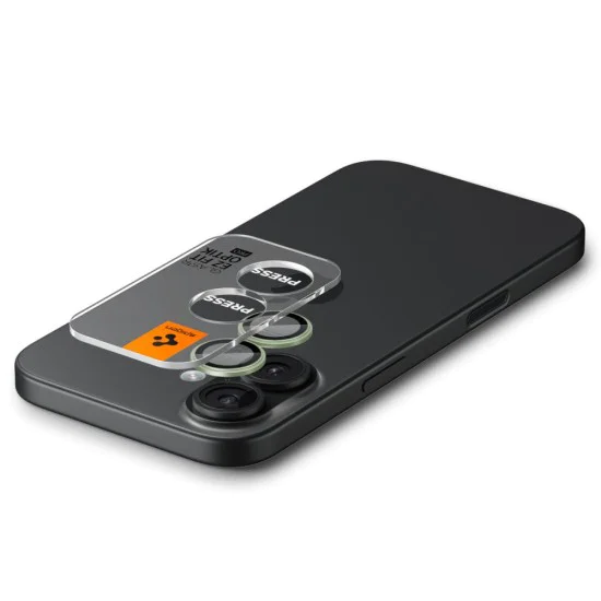 Протектор – Камера (2 бр.) – iPhone 17 / 16 Plus / 16 – Spigen Optik.tR EZ Fit Pro – Зелен