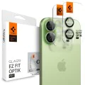 Протектор – Камера (2 бр.) – iPhone 17 / 16 Plus / 16 – Spigen Optik.tR EZ Fit Pro – Зелен