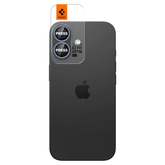 Протектор – Камера (2 бр.) – iPhone 17 / 16 Plus / 16 – Spigen Optik.tR EZ Fit Pro – Син
