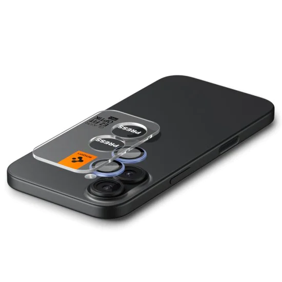 Протектор – Камера (2 бр.) – iPhone 17 / 16 Plus / 16 – Spigen Optik.tR EZ Fit Pro – Син