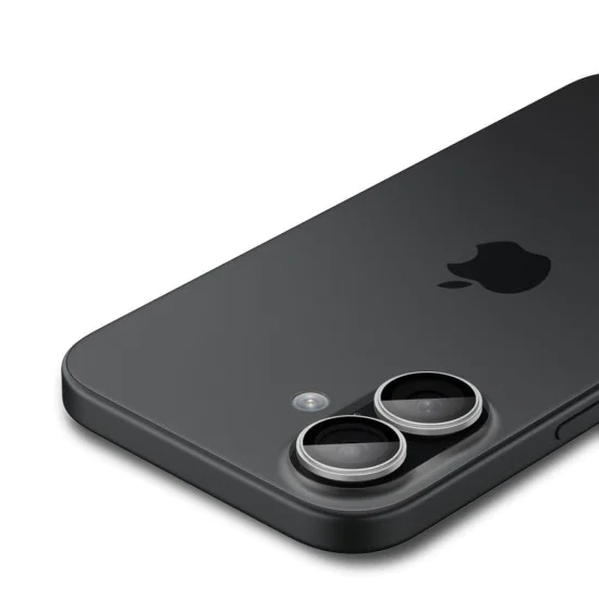 Протектор – Камера (2 бр.) – iPhone 17 / 16 Plus / 16 – Spigen Optik.tR EZ Fit Pro – Сребрист