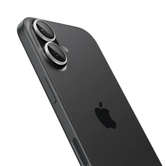 Протектор – Камера (2 бр.) – iPhone 17 / 16 Plus / 16 – Spigen Optik.tR EZ Fit Pro – Сребрист
