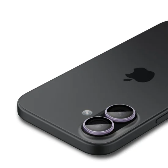 Протектор – Камера (2 бр.) – iPhone 17 / 16 Plus / 16 – Spigen Optik.tR EZ Fit Pro – Лилав