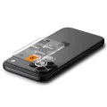 Протектор – Камера (2 бр.) – iPhone 17 Pro / Pro Max / 16 Pro / Pro Max / 15 Pro / Pro Max / 14 Pro / Pro Max – Spigen Optik.tR EZ Fit Pro – Сребрист