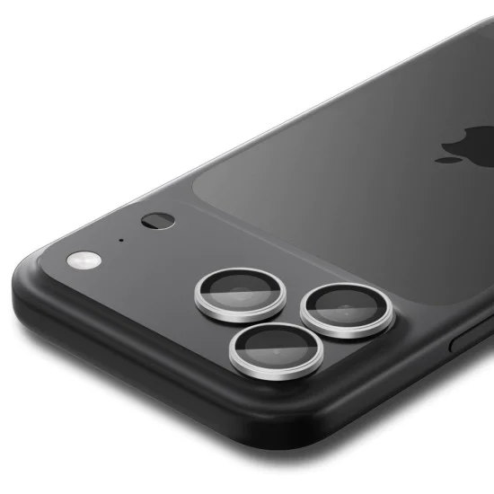 Протектор – Камера (2 бр.) – iPhone 17 Pro / Pro Max / 16 Pro / Pro Max / 15 Pro / Pro Max / 14 Pro / Pro Max – Spigen Optik.tR EZ Fit Pro – Сребрист