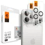 Протектор – Камера (2 бр.) – iPhone 17 Pro / Pro Max / 16 Pro / Pro Max / 15 Pro / Pro Max / 14 Pro / Pro Max – Spigen Optik.tR EZ Fit Pro – Сребрист