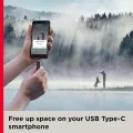 USB памет SanDisk Ultra Dual Drive Go – USB / Type-C, 256GB, 400MB/s – Черен