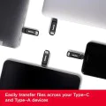 USB памет SanDisk Ultra Dual Drive Go – USB / Type-C, 256GB, 400MB/s – Черен
