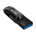 USB памет SanDisk Ultra Dual Drive Go – USB / Type-C, 256GB, 400MB/s – Черен