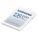 Samsung - Карта памет Evo Plus (MB-SC128K/EU) - SDXC, 128GB, UHS-I, Клас 3 (U3), 130MB/s, 7-степенна защита - Бял