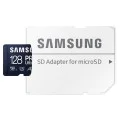Samsung - Memory Card PRO Ultimate (MB-MY128SA/WW) - MicroSDXC, Адаптер, 128GB, UHS-I, U3, V30, A2, 200MB/s - Син/Бял