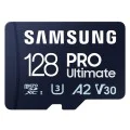 Samsung - Memory Card PRO Ultimate (MB-MY128SA/WW) - MicroSDXC, Адаптер, 128GB, UHS-I, U3, V30, A2, 200MB/s - Син/Бял