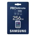 Карта памет Samsung PRO Ultimate – SDXC 256GB, UHS-I, U3, V30, A2, 200MB/s – Син