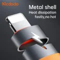 Адаптер (OT-0510) със силиконова каишка - Mcdodo - Type-C към Lightning, 36W - Сиво