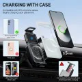Techsuit - Премиум държач за кола с безжично зареждане ModoDock (SW1) - за вентилационен отвор, интелигентно завъртане на 90°, 15W - черен