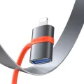 Адаптер (OT-2600) със силиконова каишка - Mcdodo - USB към Lightning, 480Mbps - Сиво