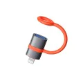 Адаптер (OT-2600) със силиконова каишка - Mcdodo - USB към Lightning, 480Mbps - Сиво