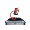 Адаптер (OT-2600) със силиконова каишка - Mcdodo - USB към Lightning, 480Mbps - Сиво