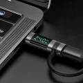 Адаптер Pigeon Series (OT-2620) със силиконова каишка - Mcdodo - USB-C към USB-C, 240W - Черно