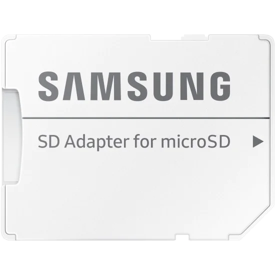Карта памет Samsung PRO Plus SONIC – microSDXC 128GB + Адаптер, UHS-I, U3, V30, A2, 180MB/s – Червен / Бял
