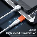 OTG преходник (OT-6550) - Mcdodo - Type-C към USB 3.0, бърза синхронизация - Оранжево
